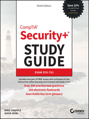cover image of CompTIA Security+ Study Guide with over 500 Practice Test Questions